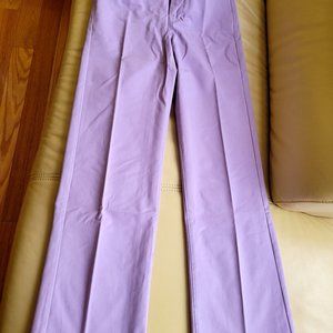 MANGO cotton pants sz 34 lavender